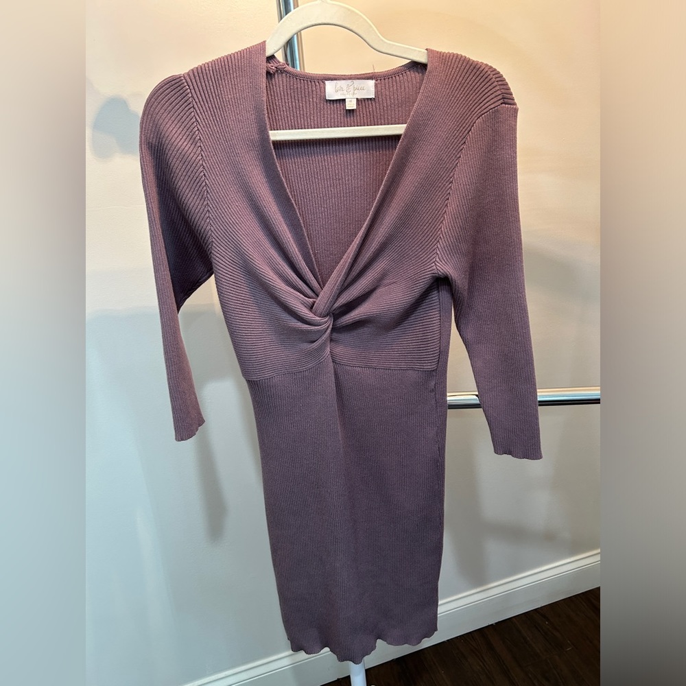 Women’s purple mini dress size medium